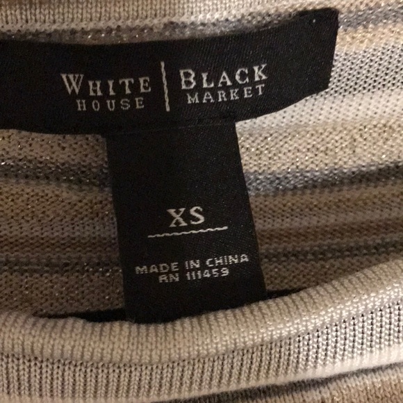 White House Black Market Short Sleeved Sweater - Picture 6 of 9
